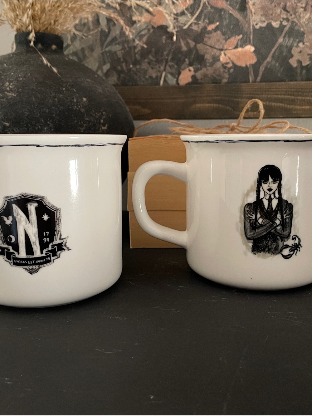 Pottery Barn “Wednesday “ Mugs /2
